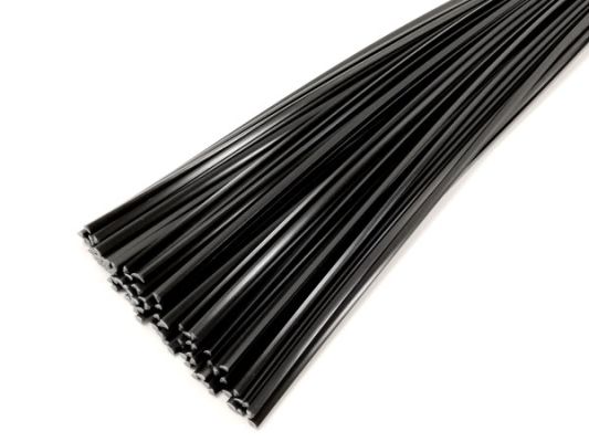 Kunststoffschweißdraht PP/EPDM 6mm Dreikant Schwarz 1kg Stäbe